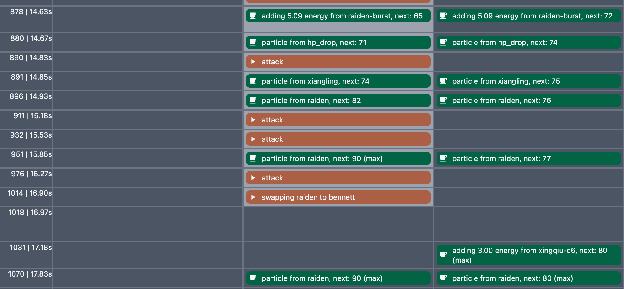 xingiu energy almost full